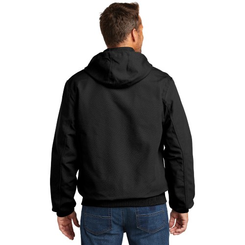 Men's Carhartt ® Thermal-Lined Duck Active Jacket (Black) - Embroidered